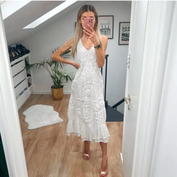 zara crochet knit dress limited edition ZARA CROCHET KNIT DRESS LIMITED EDITION